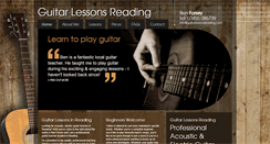 Desktop Screenshot of guitarlessonsreading.com