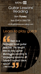 Mobile Screenshot of guitarlessonsreading.com