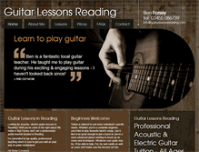 Tablet Screenshot of guitarlessonsreading.com